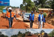 RN4 Kisangani–Buta : financés par le Gouvernement central et supervisés par le BCeCo, les travaux franchissent le cap du PK 35 entre qualité et rapidité(REPORTAGE)