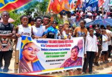 Maniema : Yollande Ebongo entre en scène à Kindu et électrise la mobilisation en réservant un accueil délirant à Judith Suminwa